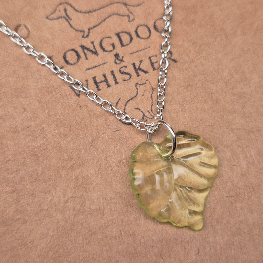 Silver Leaf Necklace