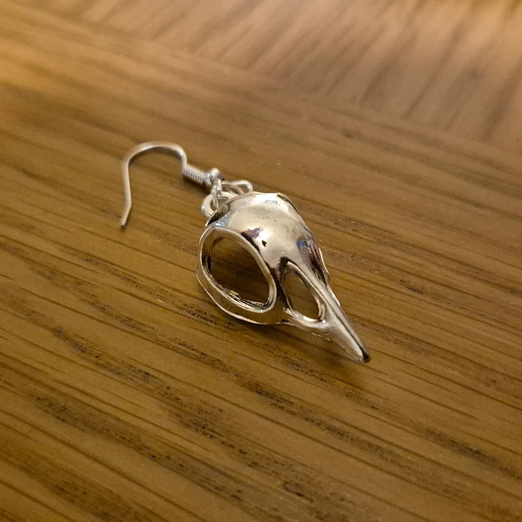 Bird Skull Earrings - Design 4