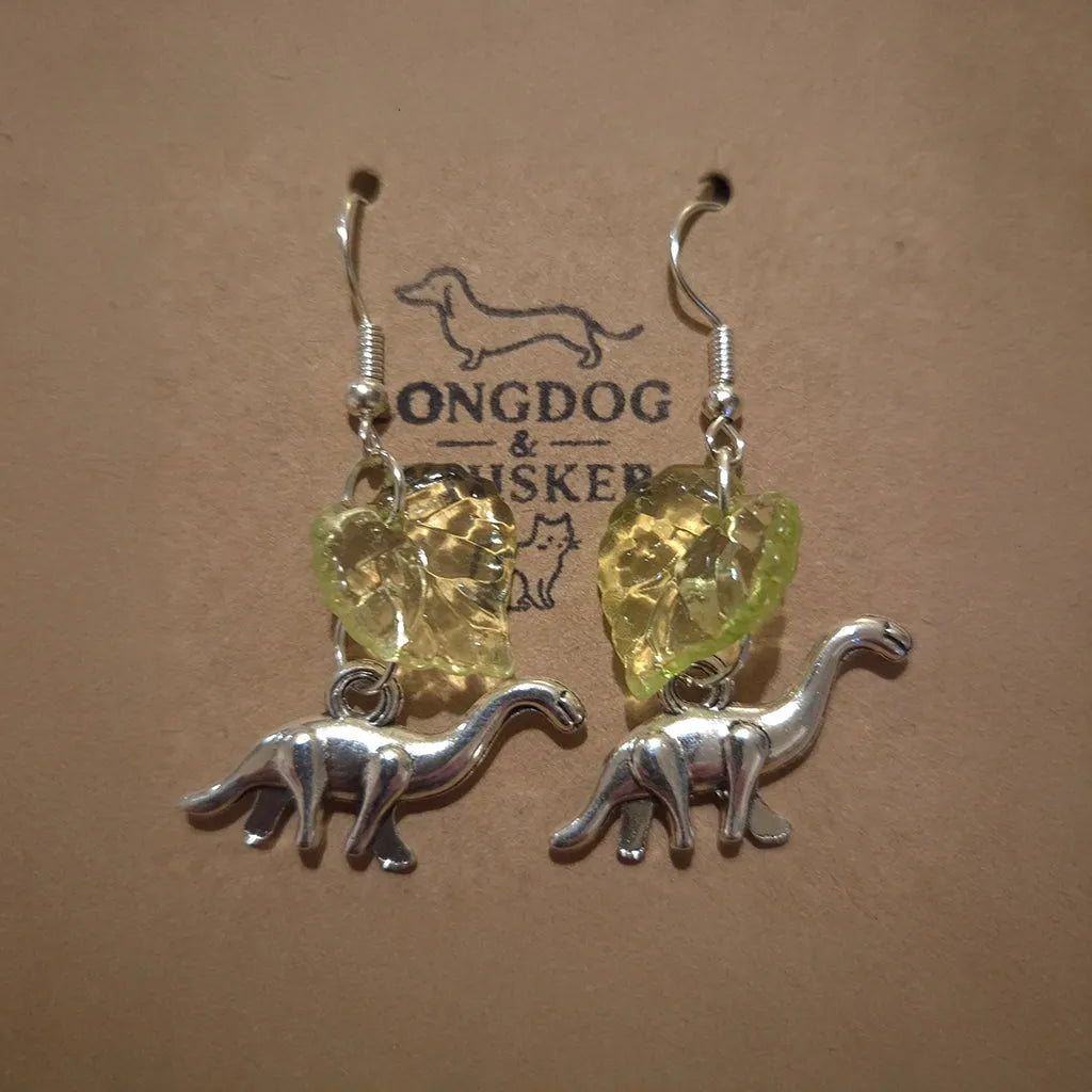 Brontosaurus Earrings