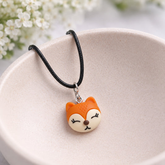 Fox Necklace Cord displayed in a lifestyle product photo