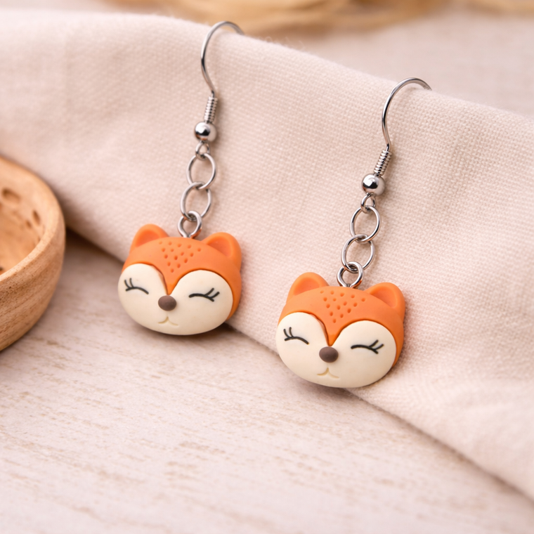 Animal earrings and necklaces from Longdog & Whisker