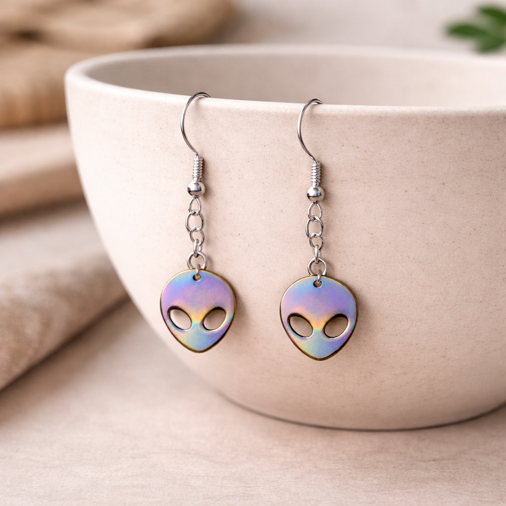 Alien Earrings
