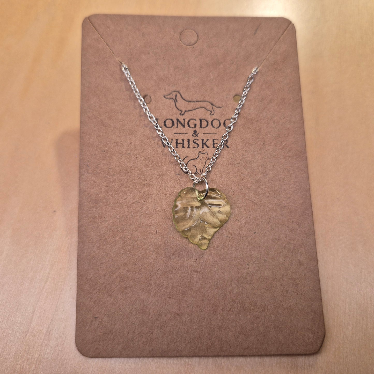 Silver Leaf Necklace