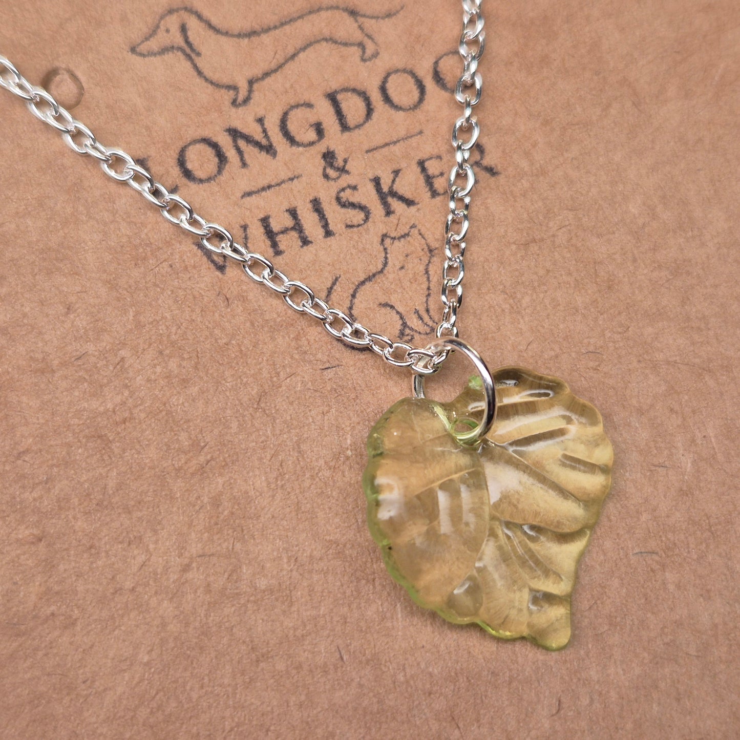 Silver Leaf Necklace