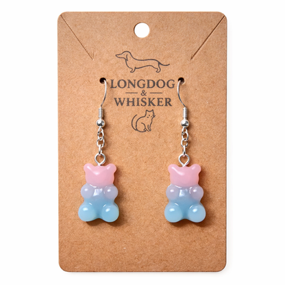 Gummy Bear Earrings - Bubblegum