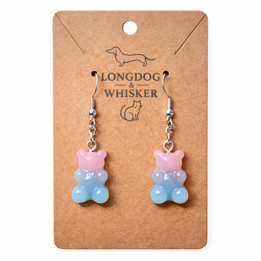 Gummy Bear Earrings - Bubblegum