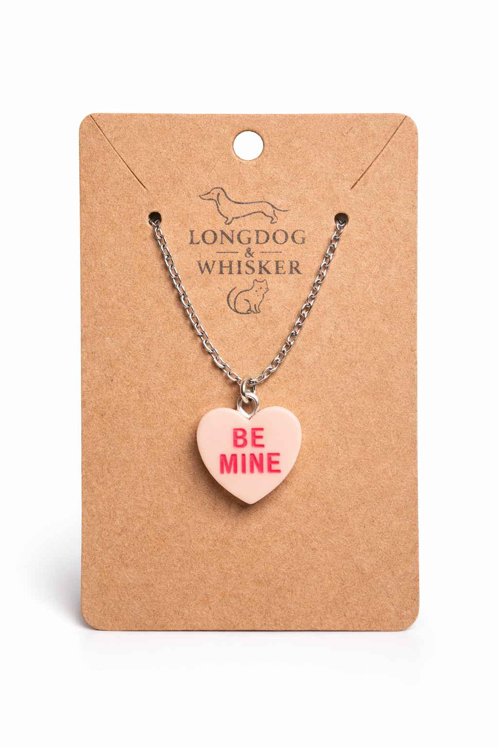 Be Mine Necklace - Peach
