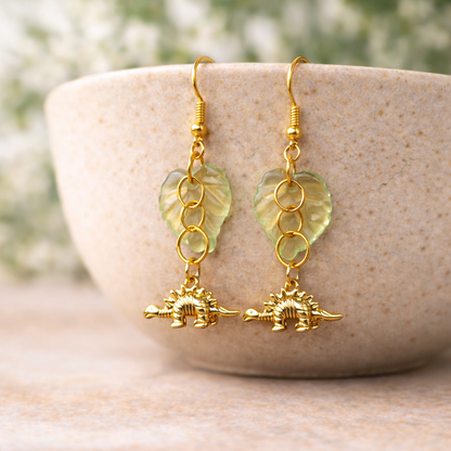 Small Steggy Earrings - Gold Hook