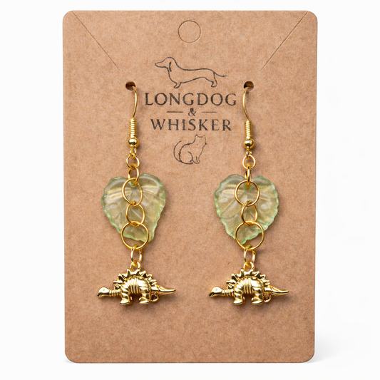 Small Steggy Earrings - Gold Hook