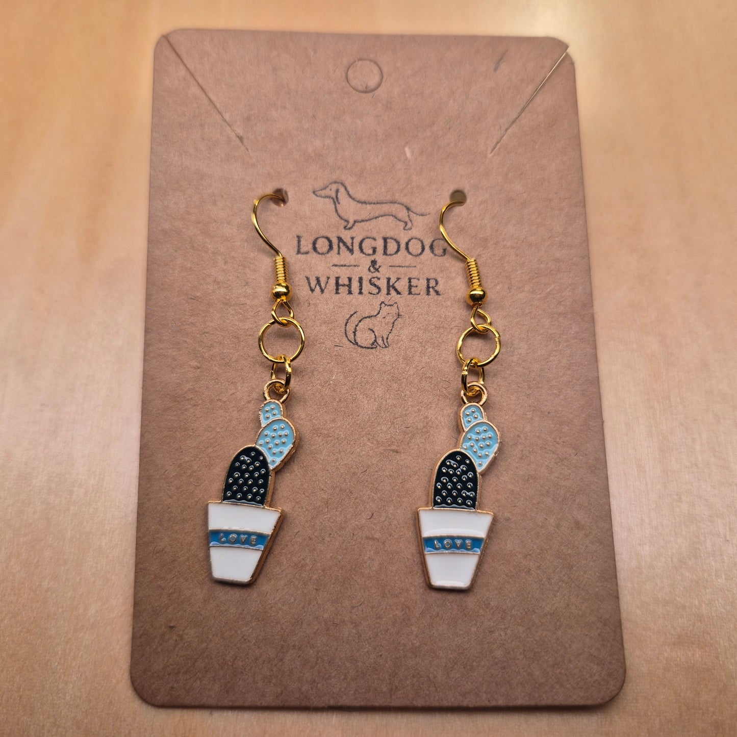 Cacti Love Earrings