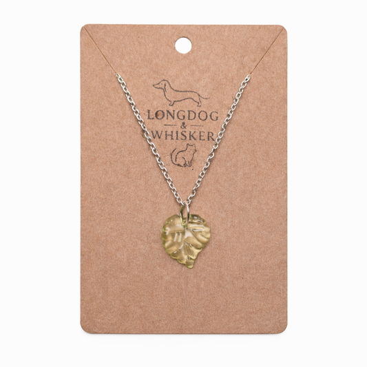 Silver Leaf Necklace