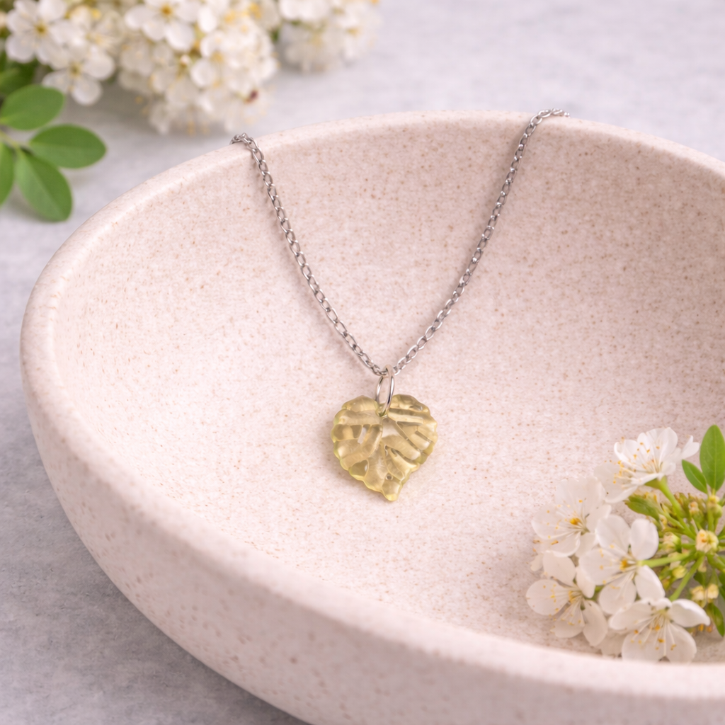 Silver Leaf Necklace