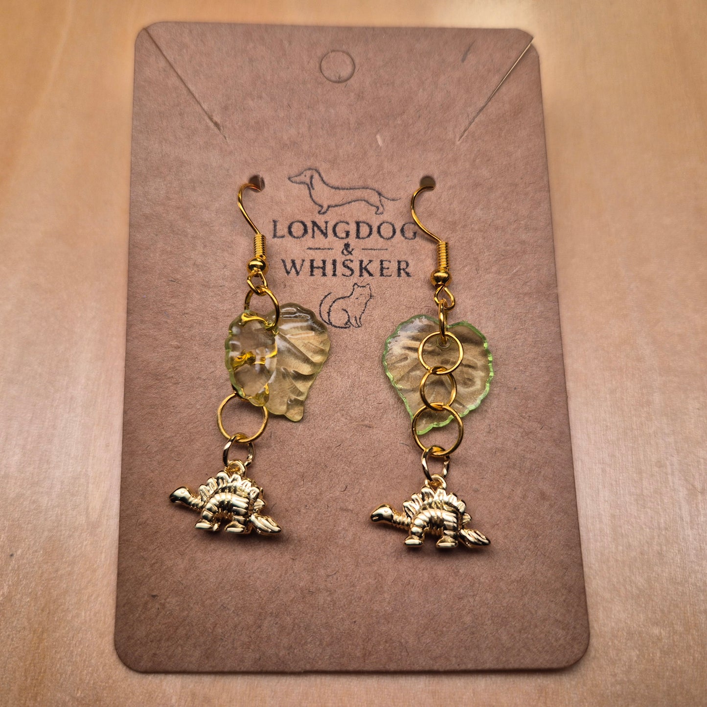 Small Steggy Earrings - Gold Hook
