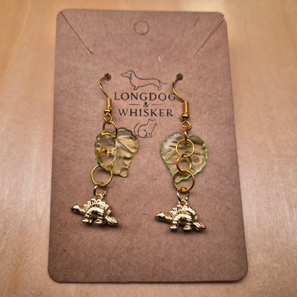 Small Steggy Earrings - Gold Hook
