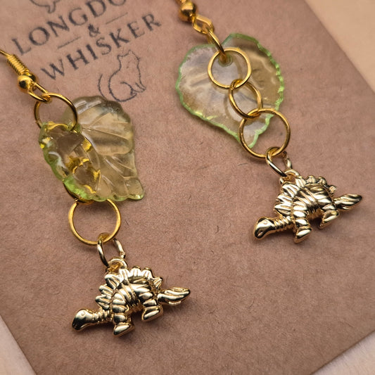 Small Steggy Earrings - Gold Hook