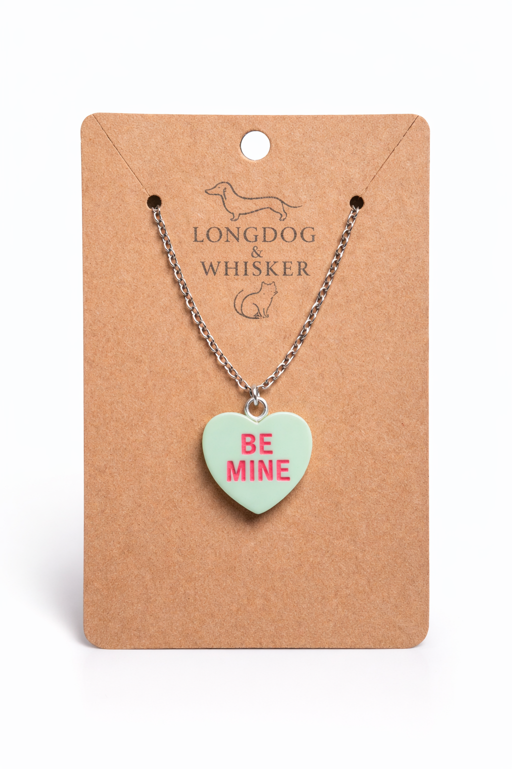 Be Mine Necklace - Light Green