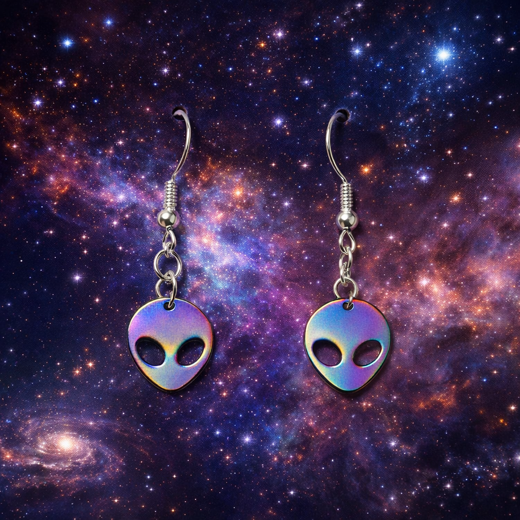 Alien Earrings