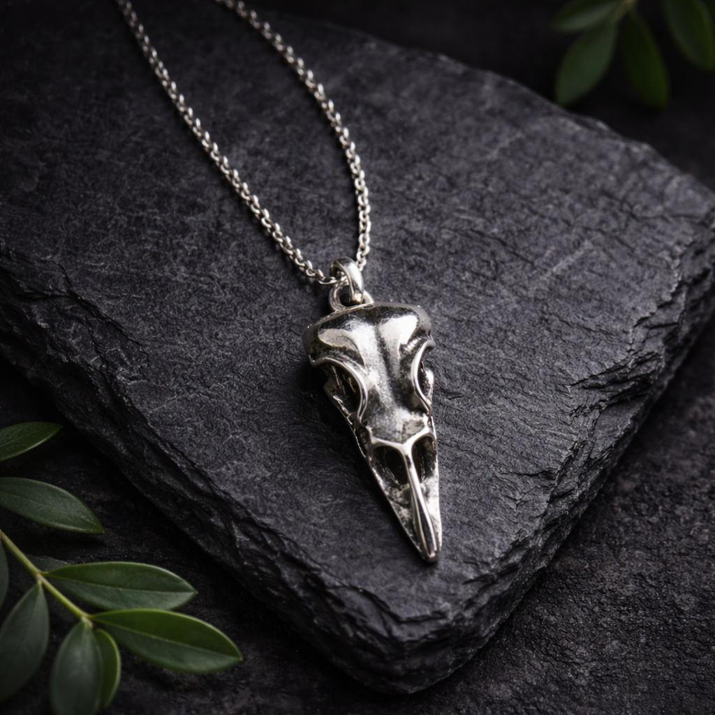 Bird Skull Design 6 Necklace
