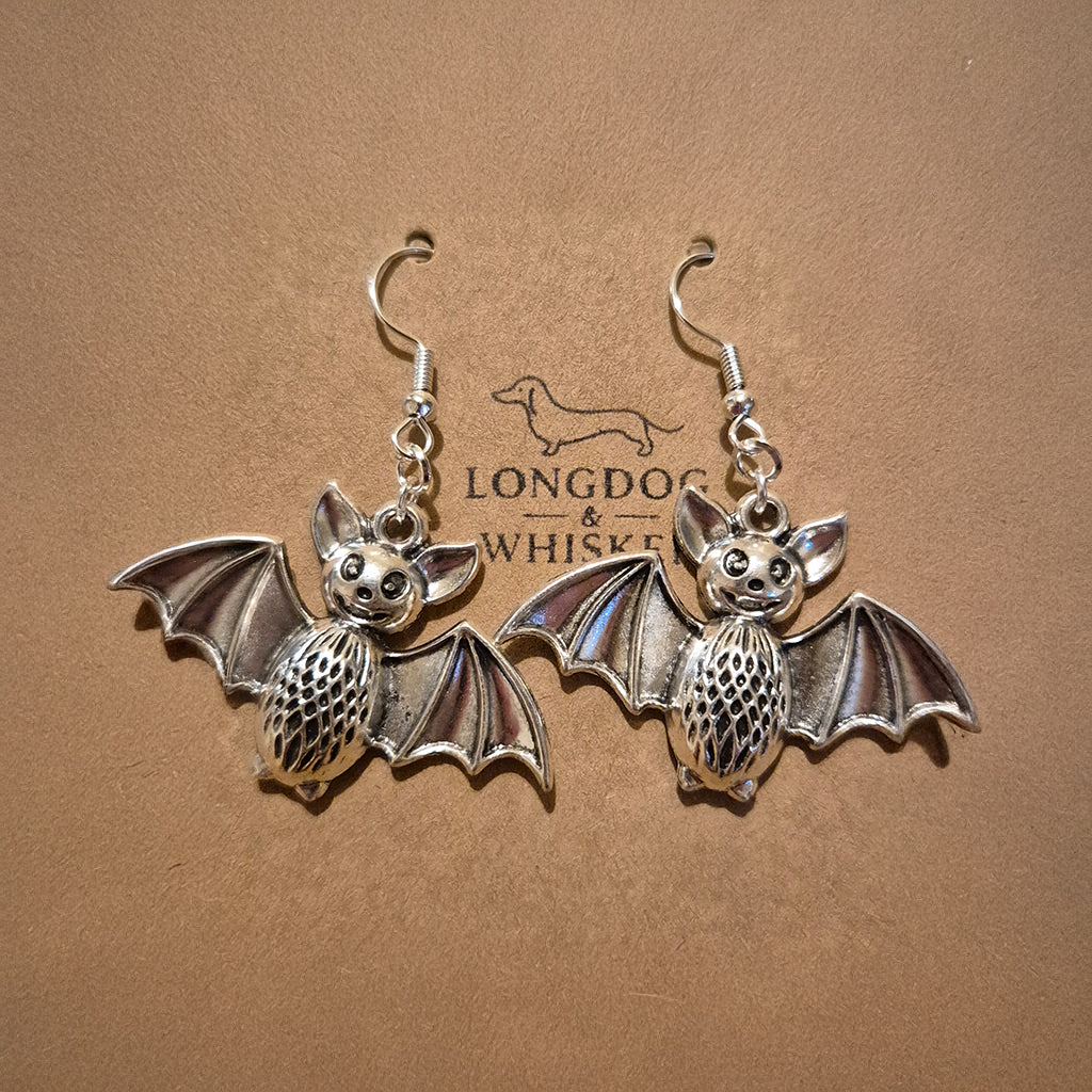 Smiley Bat Earrings