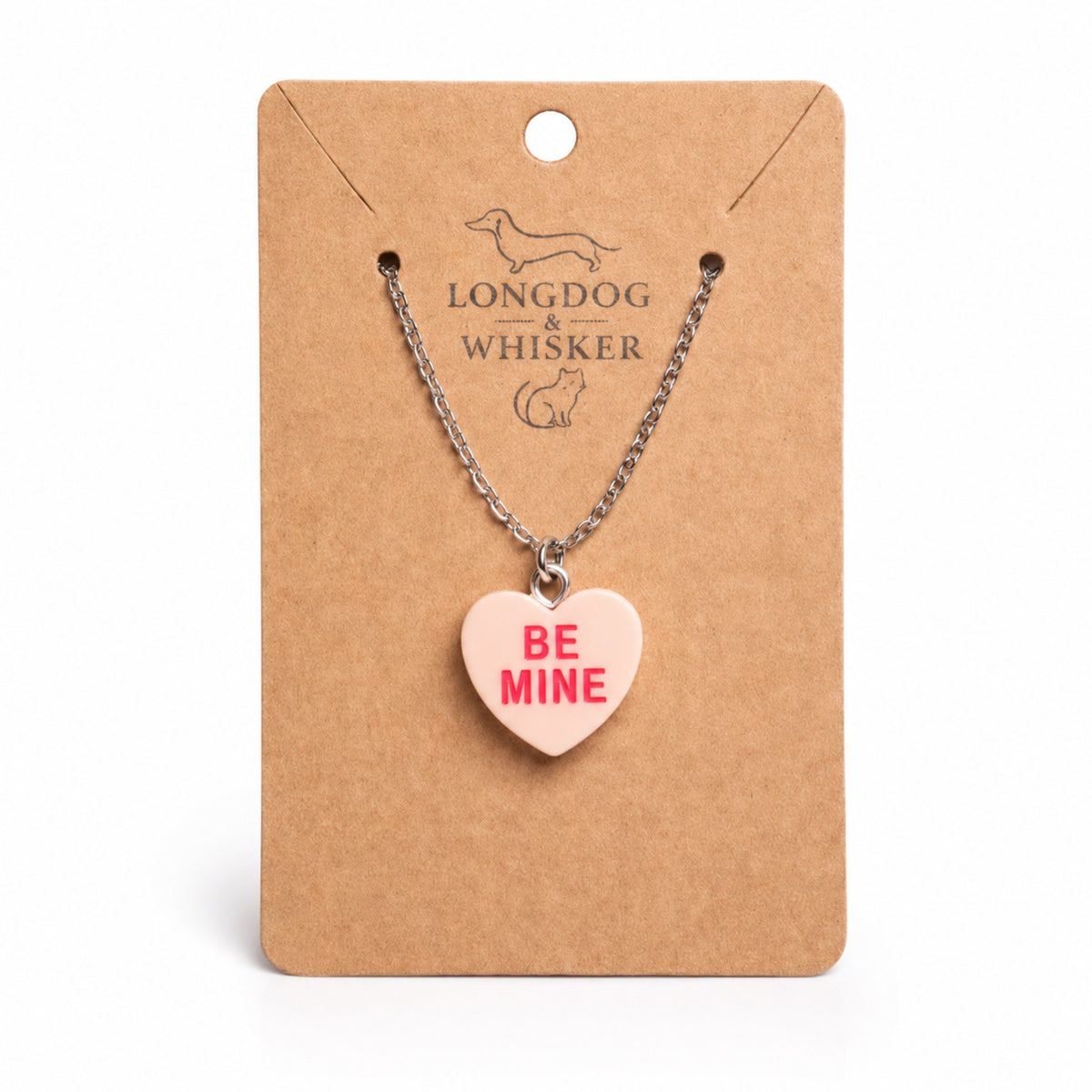 Be Mine Necklace - Peach by Longdog & Whisker