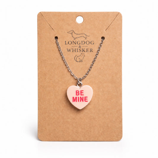 Be Mine Necklace - Peach by Longdog & Whisker