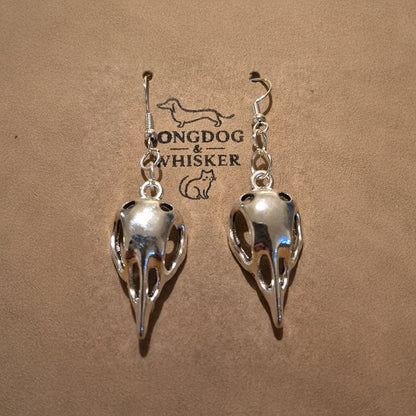 Bird Skull Earrings - Design 4