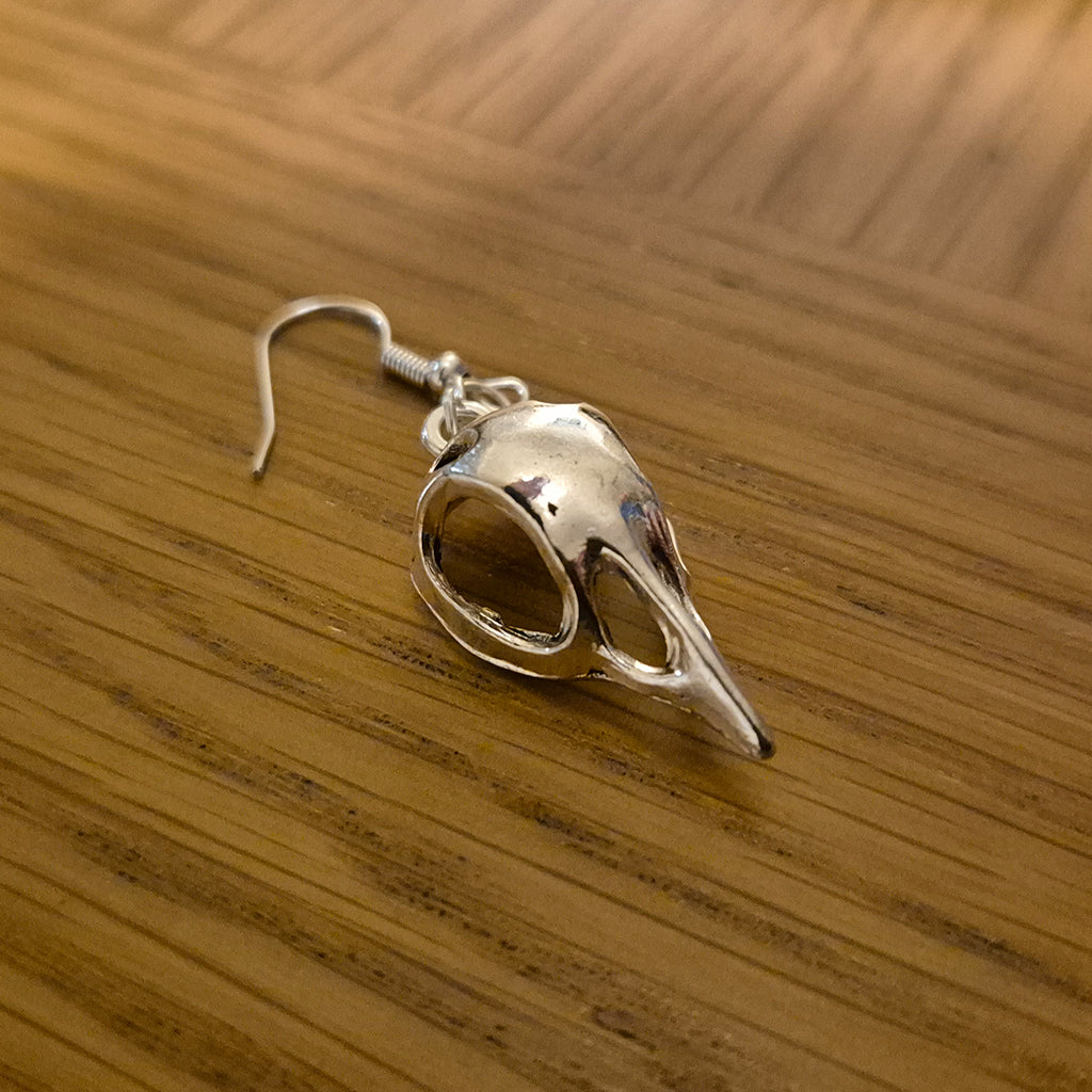 Bird Skull Earrings - Design 4