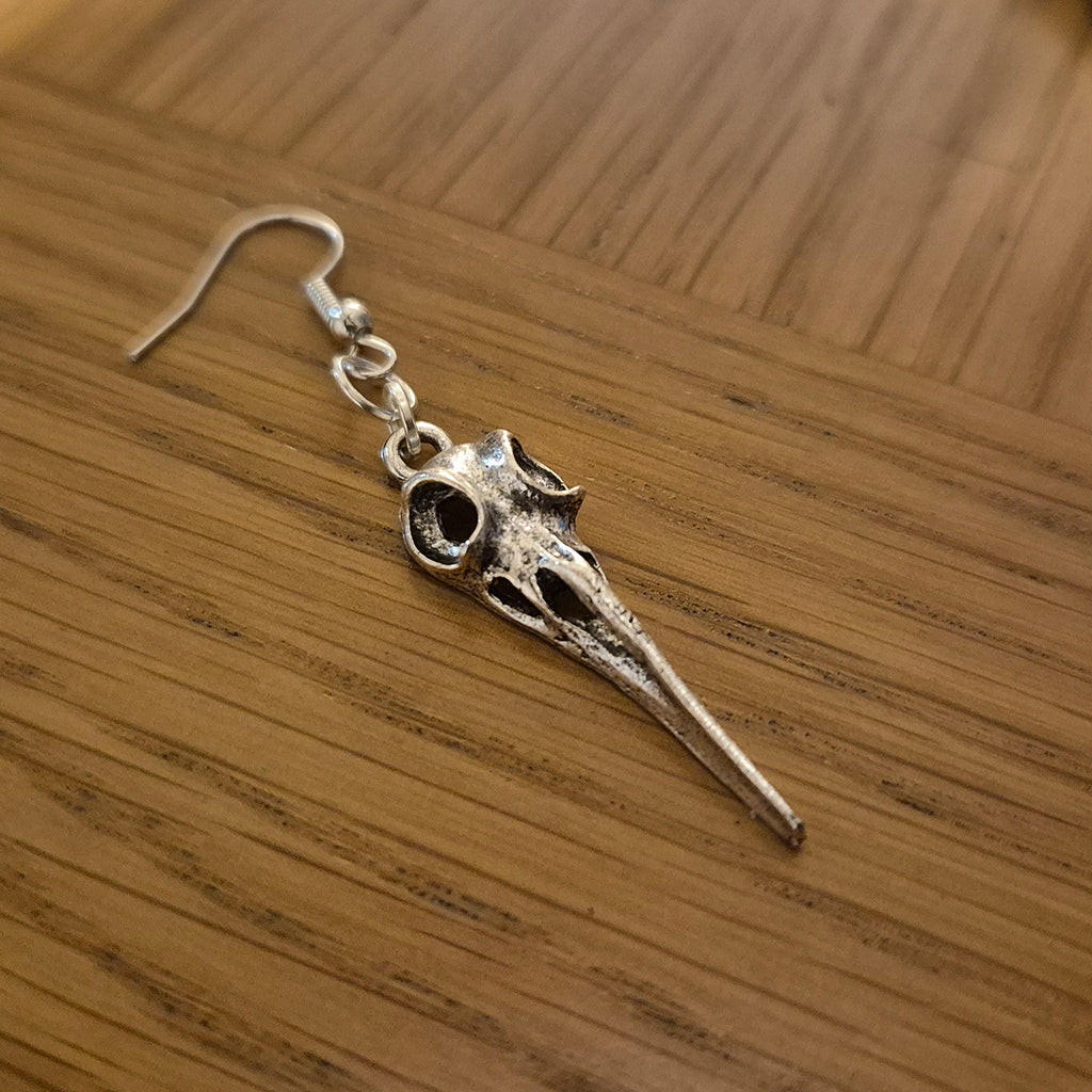 Bird Skull Earrings - Design 3