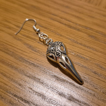 Bird Skull Earrings - Design 5