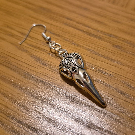 Bird Skull Earrings - Design 5
