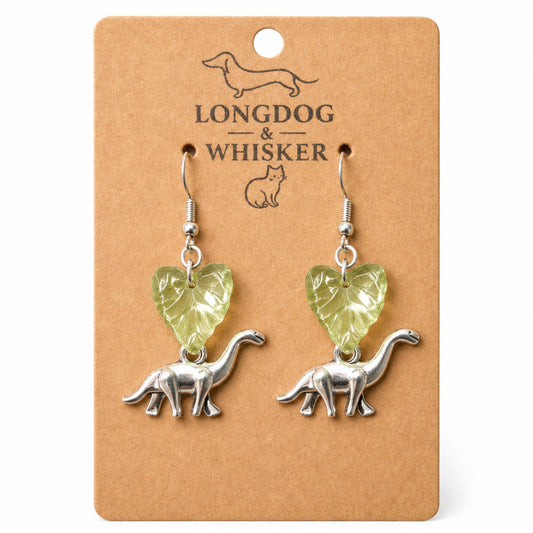 Brontosaurus Earrings by Longdog & Whisker