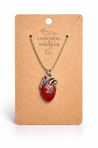 Anatomical Heart Necklace