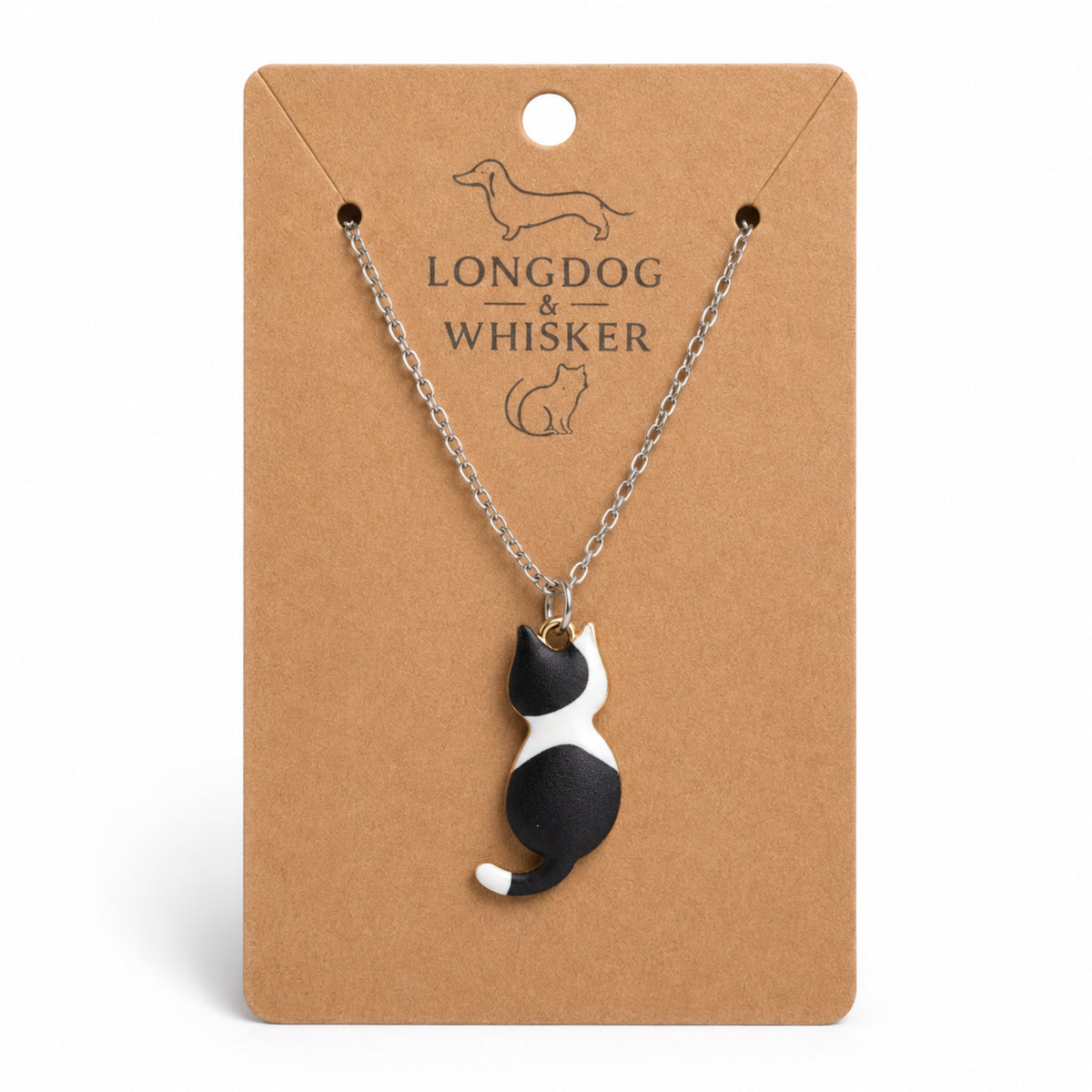 Cat Patches Necklace by Longdog & Whisker