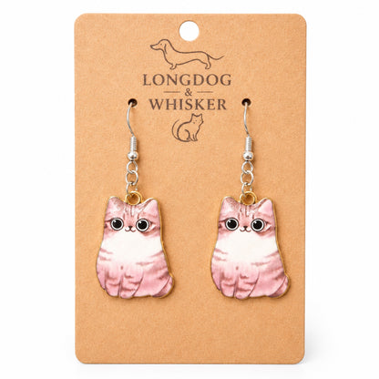Chonky Cat Earrings - Tabby by Longdog & Whisker