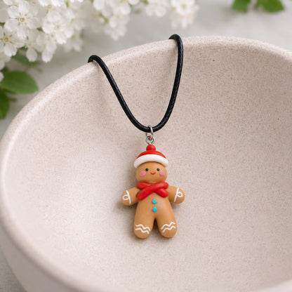 Gingerbread Necklace displayed in a lifestyle product photo