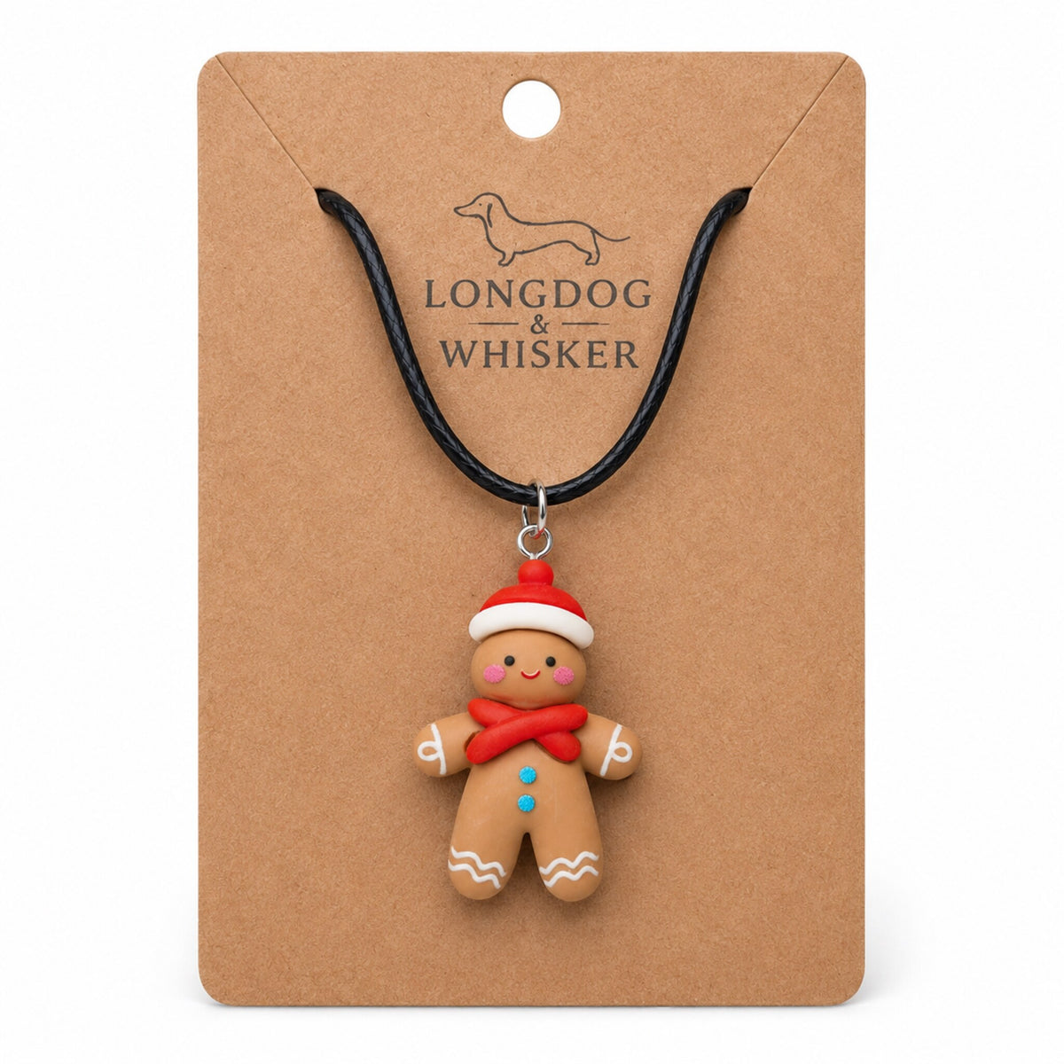 Gingerbread Necklace by Longdog & Whisker