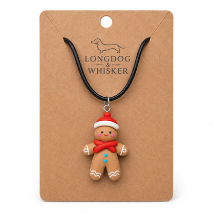 Gingerbread Necklace by Longdog & Whisker