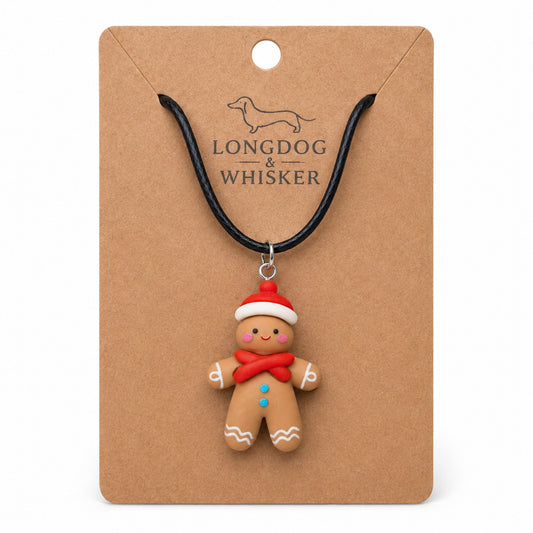 Gingerbread Necklace by Longdog & Whisker