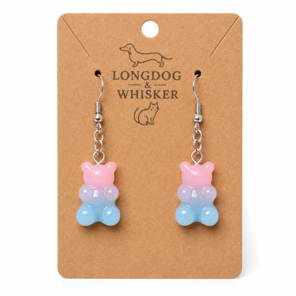 Gummy Bear Earrings - Bubblegum by Longdog & Whisker