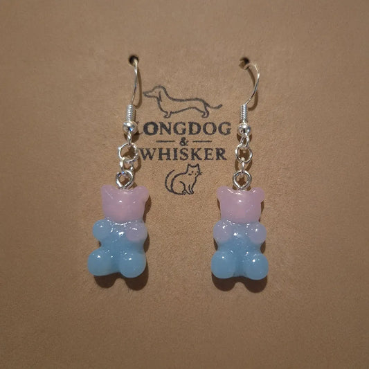Gummy Bear Earrings - Bubblegum