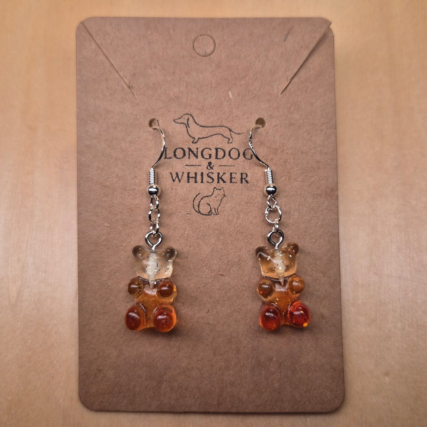 Gummy Bear Earrings - Cola bottle