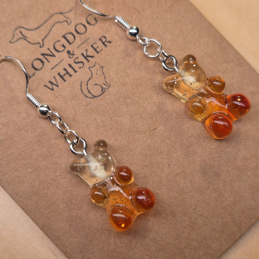 Gummy Bear Earrings - Cola bottle