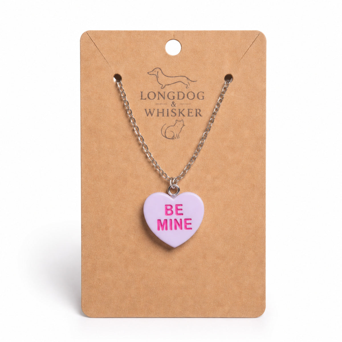 Be Mine Necklace - Light Purple by Longdog & Whisker