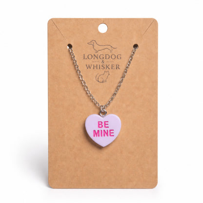 Be Mine Necklace - Light Purple by Longdog & Whisker