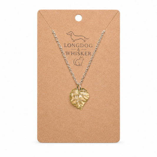 Silver Leaf Necklace