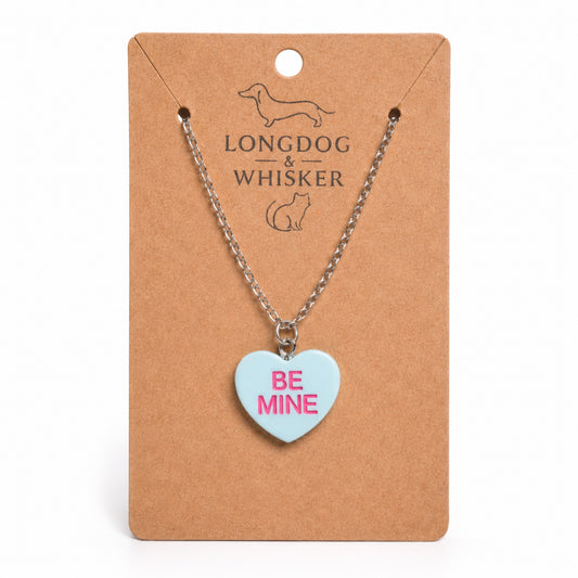 Be Mine Necklace - Light Blue by Longdog & Whisker