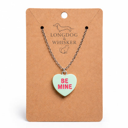 Be Mine Necklace - Light Green by Longdog & Whisker