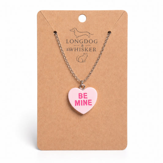 Be Mine Necklace - Light Pink by Longdog & Whisker