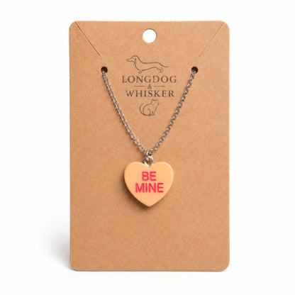 Be Mine Necklace - Orange by Longdog & Whisker