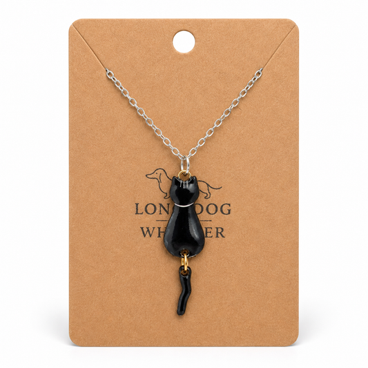 Percy Cat Necklace on Longdog & Whisker product card